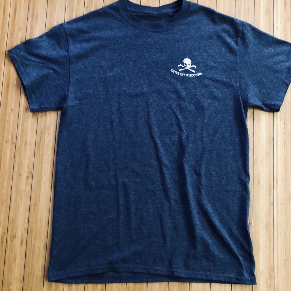 Sister Bay, Wisconsin Men's Crew Neck T-Shirt Door County